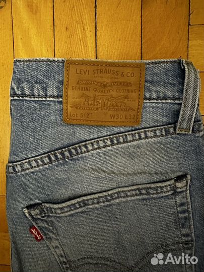 Джинсы мужские levis 512 30 32