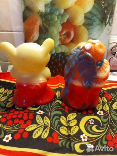 Резиновые игрушки новые производство СССР