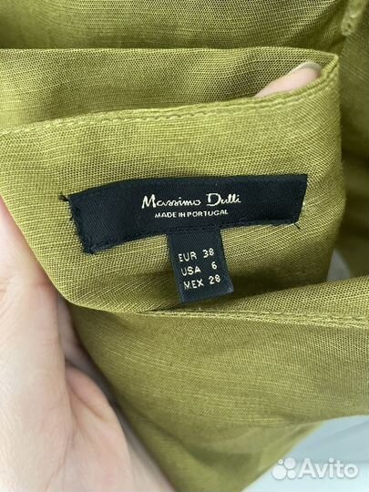 Платье женское massimo dutti лен