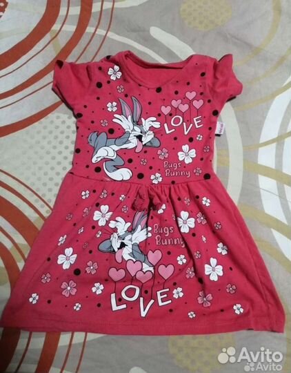 Платье для девочки 80 размер
