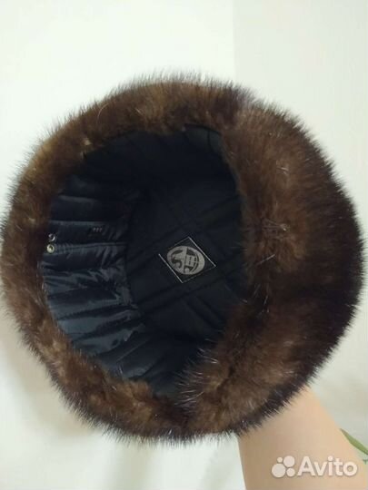 Шапка норковая мужская