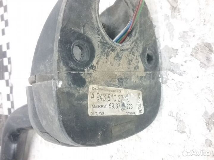 Зеркало заднего вида наружное левое Mercedes Benz Actros 5 контактов