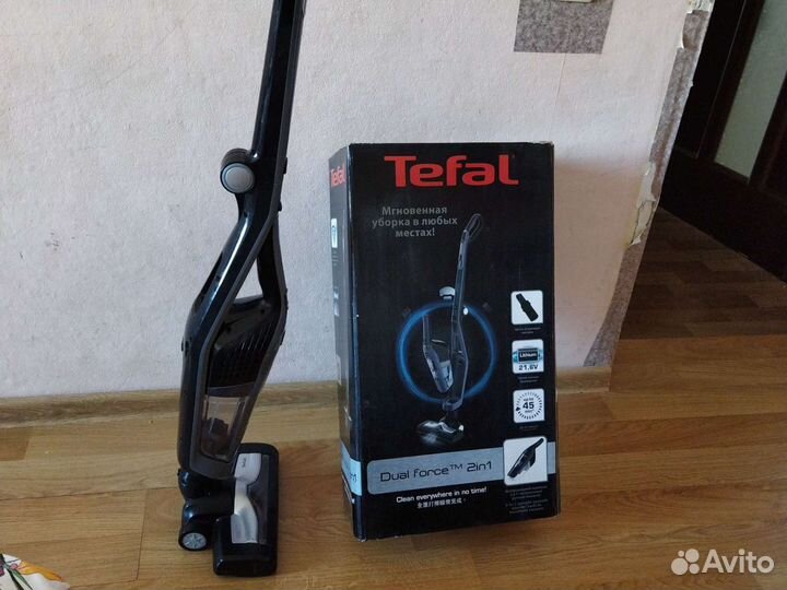 Пылесос аккумуляторный Tefal TY6756wo