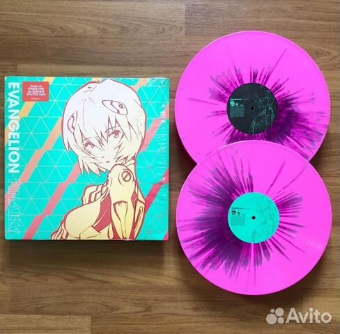 Evangelion Finally soundtrack 2xLP color