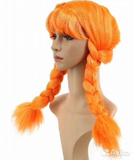 Парик пеппи длинный чулок