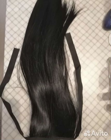 Накладной хвост черный