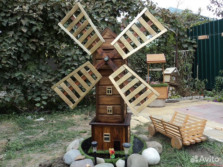 Декор для сада из дерева