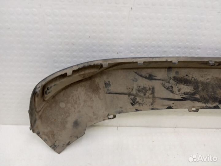 Накладка бампера задняя Volkswagen Polo MK6 2020