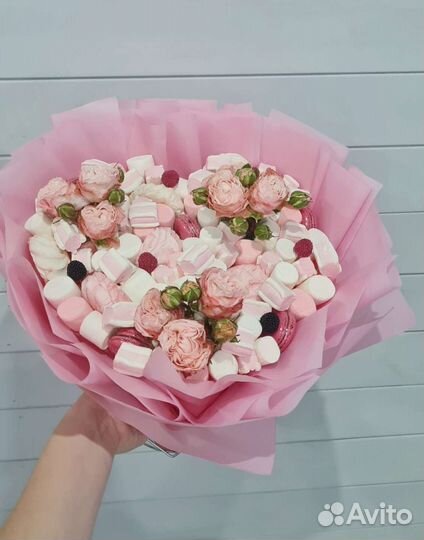Букет сердце