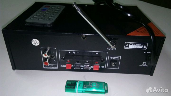 Усилитель звука с блютуз мр3