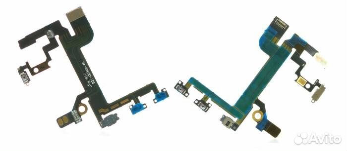 Шлейф для iPhone SE + кнопка включения + кнопки гр