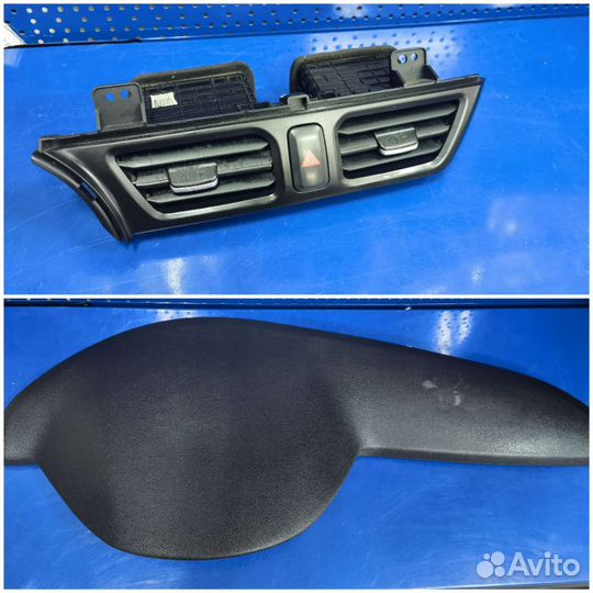 Накладка панели кия рио 3, дефлетор средний