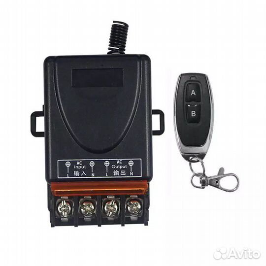 Радиореле с пультом 220V 30A 433мГц