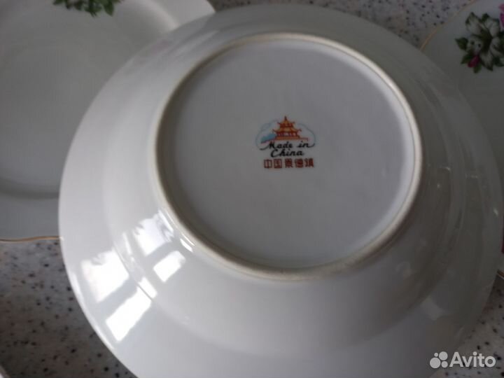 Тарелки старый китай