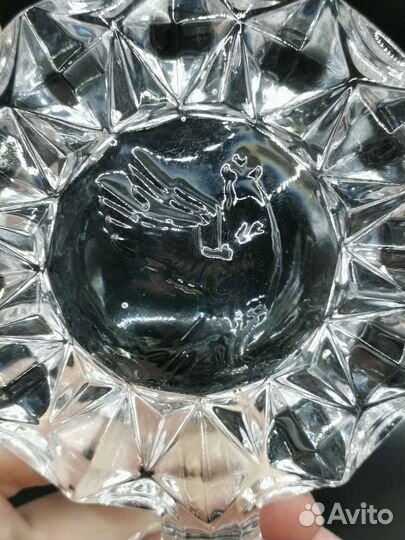 Подсвечник Глухарь Хрусталь СССР