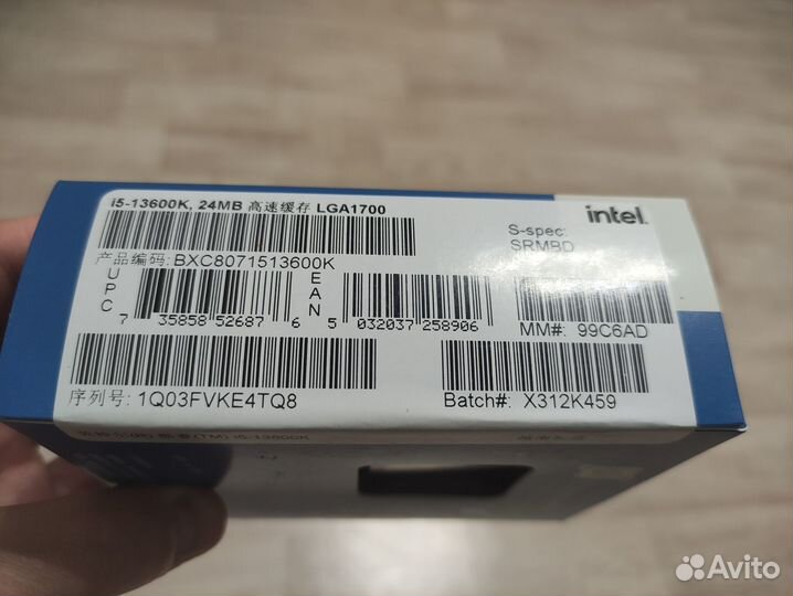 Новый Intel core i5 13600k BOX