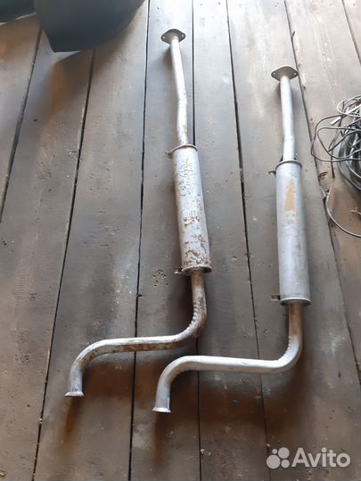 Средняя часть глушителя ваз 2110