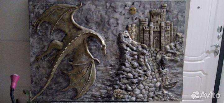 Барельефная интерьерная картина