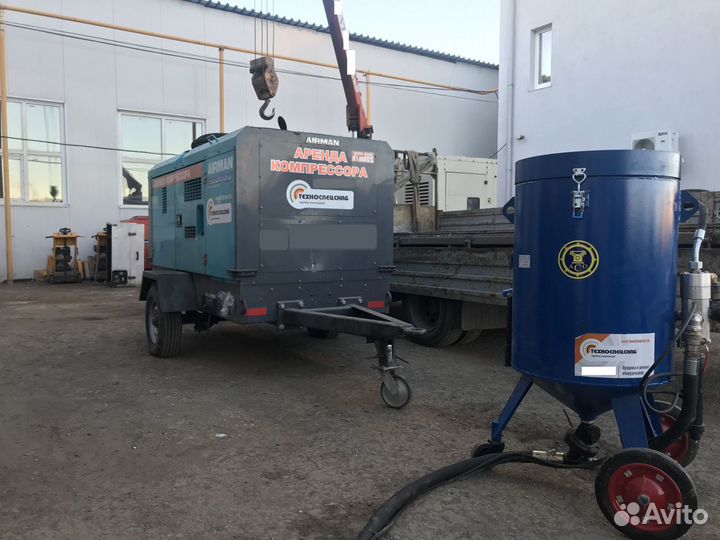Аренда дизельного компрессора, пескоструя/молотков