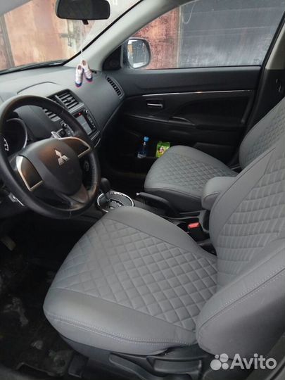 Чехлы экокожа Ромб на Mitsubishi ASX Автопилот