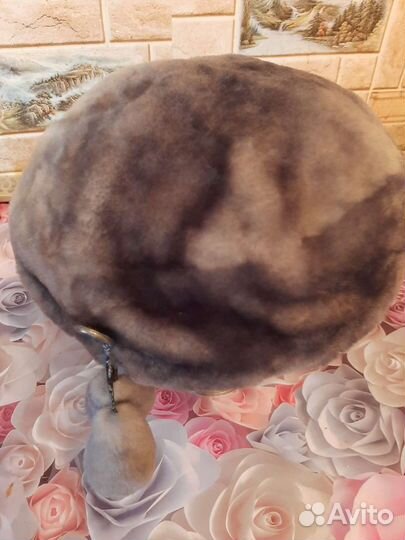 Берет натур мутоновый овчина 19 раз Россия
