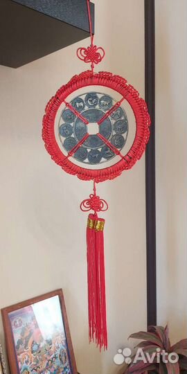 Подвеска Фен-шуй 12 символов знака зодиака