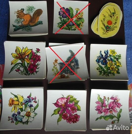 Переводные картинки СССР