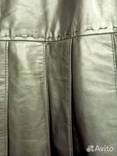 Кожаная юбка (б/у)
