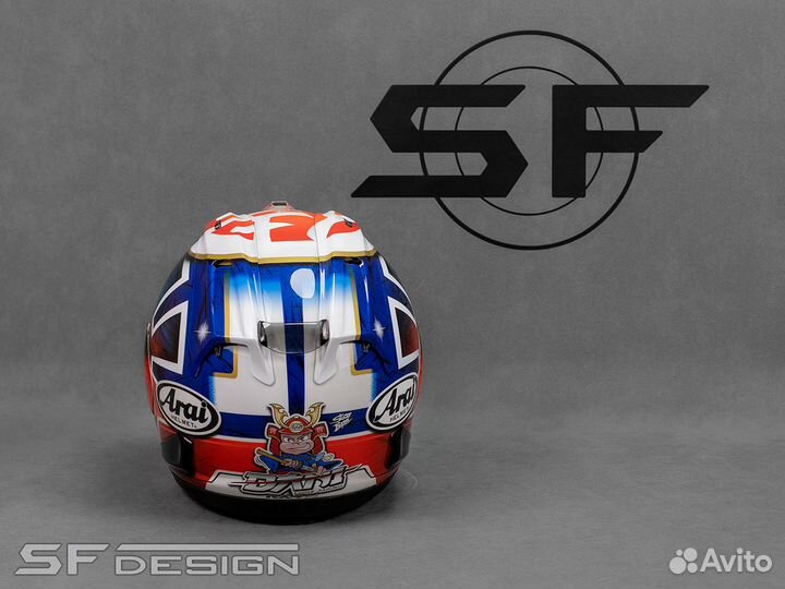 Аэрография для Шлема Red Dawn Little Samurai