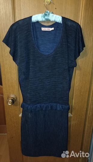 See by chloe платье вискоза