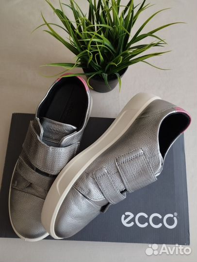 Слипоны кеды Ecco оригинал 38