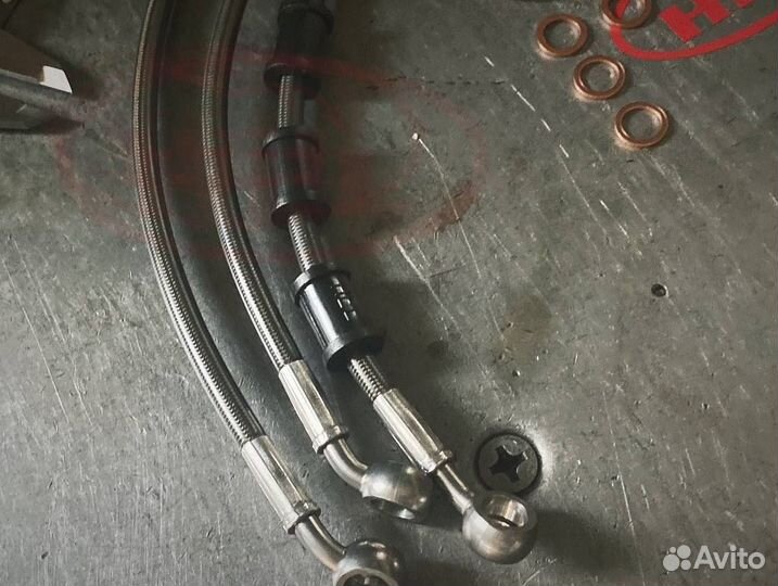 Армированные тормозные шланги Subaru WRX & STi