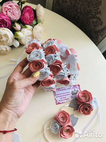 Ободки браслеты повязки с цветами