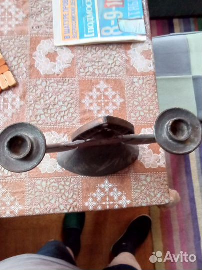 Бронзовый подсвечник СССР