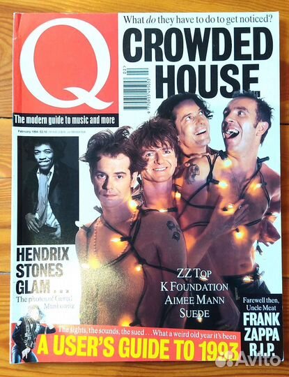 Журнал музыкальный Q 1994 Queen, Nirvana