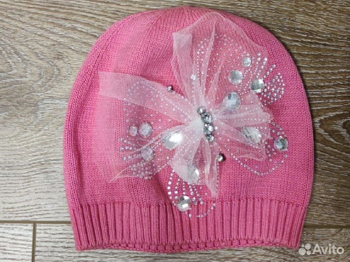 Шапочка Chobi розовая 52-54