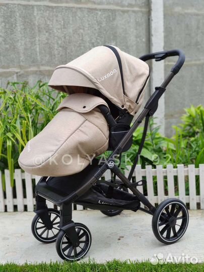 Коляска Luxmom 740/T60 (реверсивный блок)