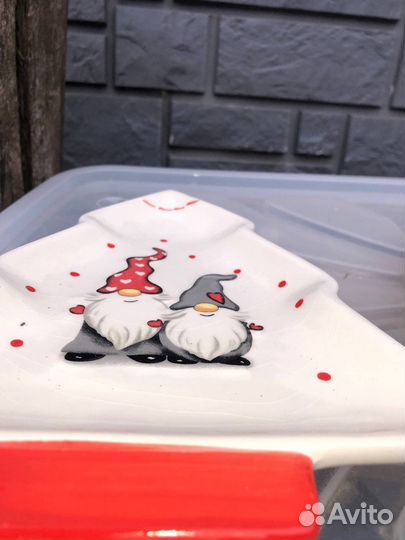 Тарелки новогодние