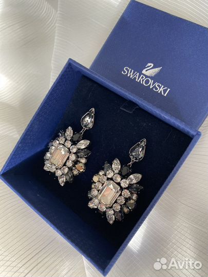 Swarovski серьги пусеты