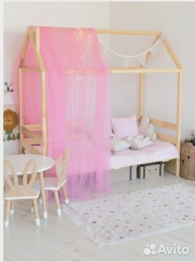 Балдахин для кроватки-домика и вигвама