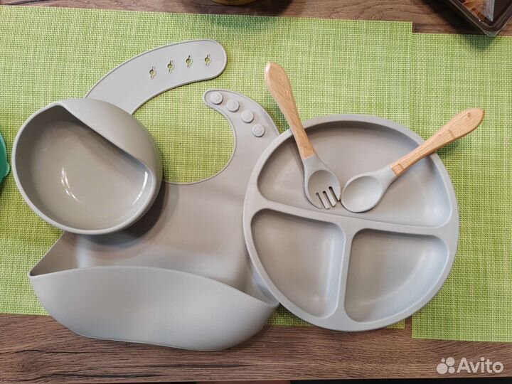 Набор детской посуды, посуда для кормления