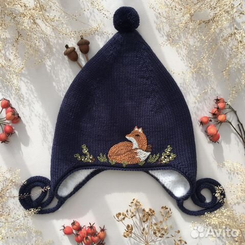 Вязаная зимняя шапка на заказ