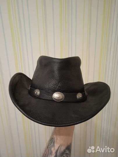 Кожаная шляпа Walker U-Shape-It Black