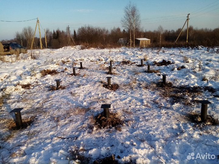 Винтовые сваи под ключ Фундамент на винтовых сваях