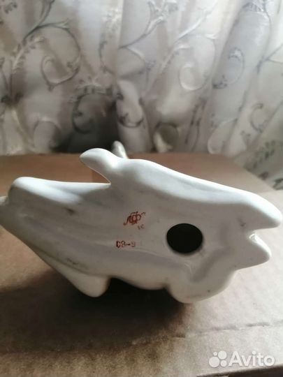 Фарфоровые статуэтки жираф и олень