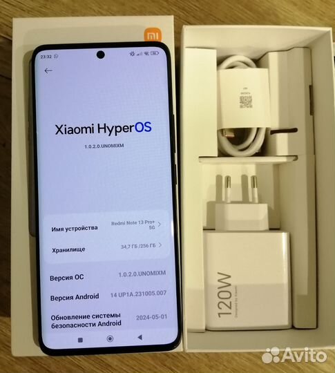 Xiaomi Redmi Note 13 Pro+, 8/256 ГБ