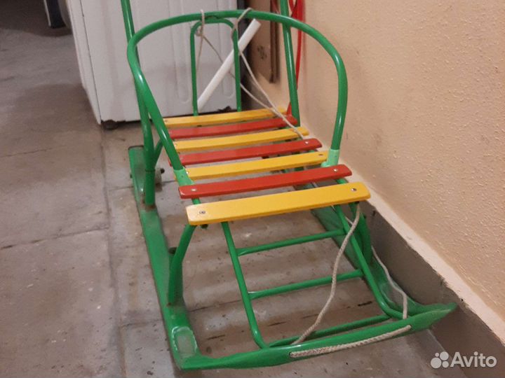 Детские санки с колесами