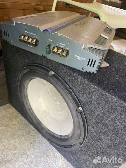 Продам сабвуфер с усилителем