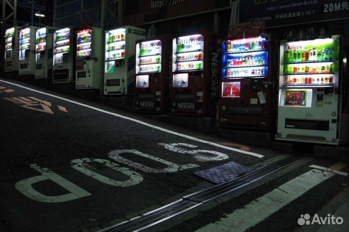 Автоматы с тауриновыми лимонадами, готовый бизнес