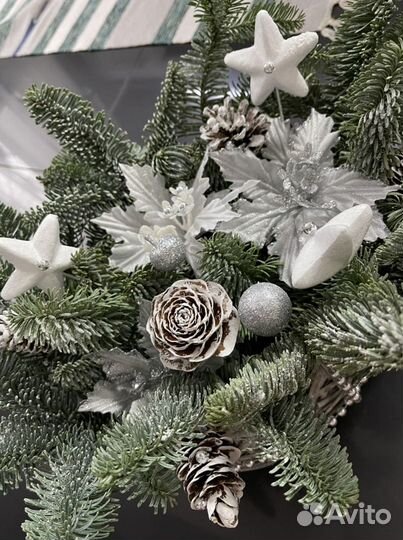 Композиция из нобилиса на новый год